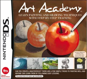 Art Academy (USA) (NDSi Enhanced) box cover front